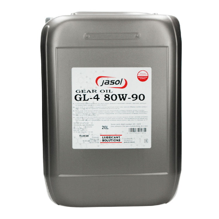 JASOL GEAR OIL GL4 80W90 20L