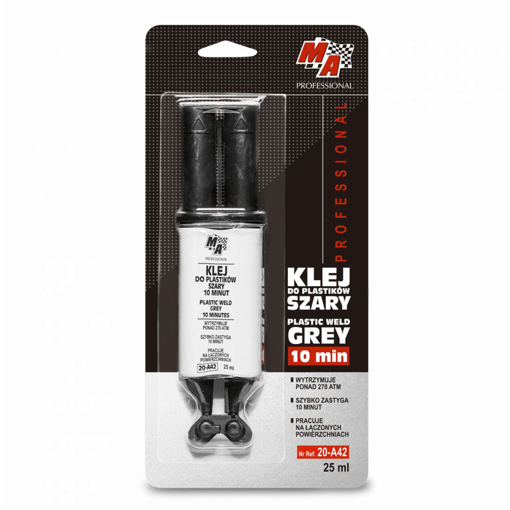 MA PROFESSIONAL KLEJ DO PLASTIKÓW SZARY 25ML