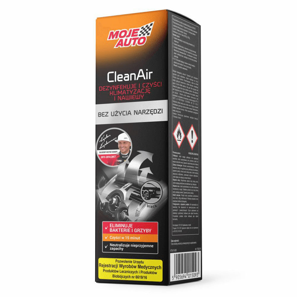 MOJE AUTO ODŚWIEŻACZ DO KLIMATYZACJI BLACK 150ML