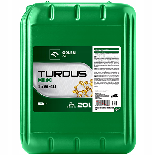 ORLEN TURDUS SHPD 15W40 20L