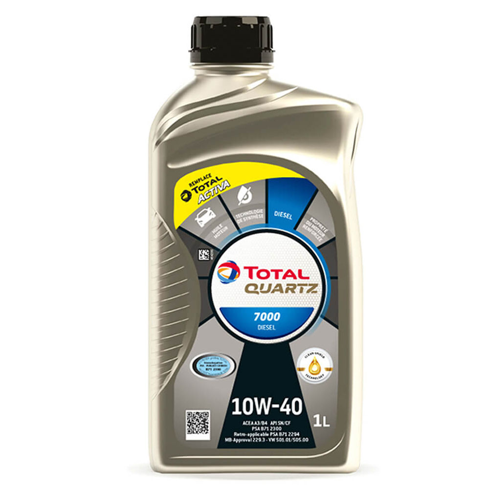 TOTAL QUARTZ 7000 DIESEL 10W40 1L