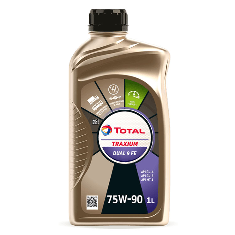 TOTAL TRAXIUM DUAL 9 FE 75W90 1L