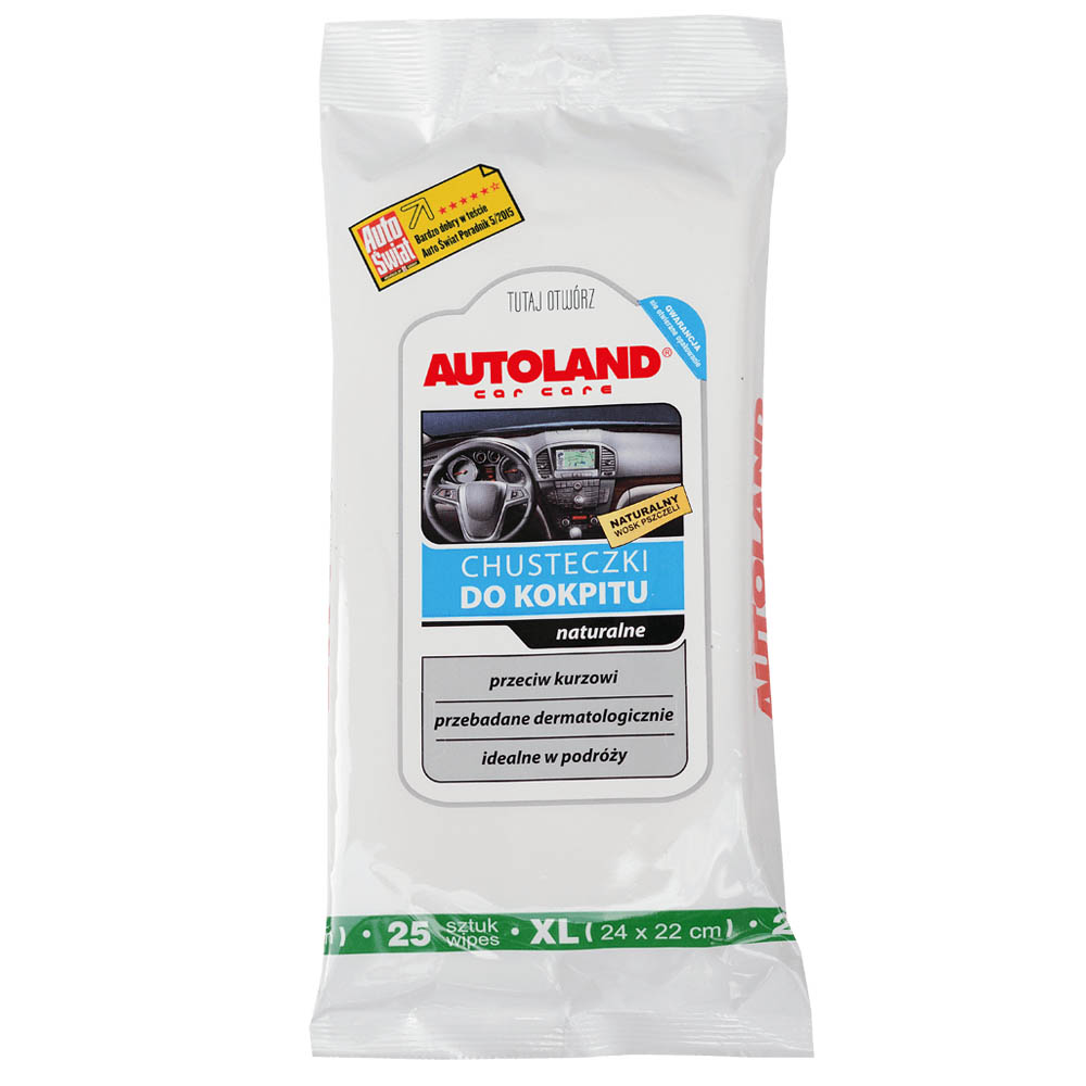 autoland chusteczki do kokpitu naturalne AUTOLAND CHUSTECZKI DO KOKPITU NATURALNE