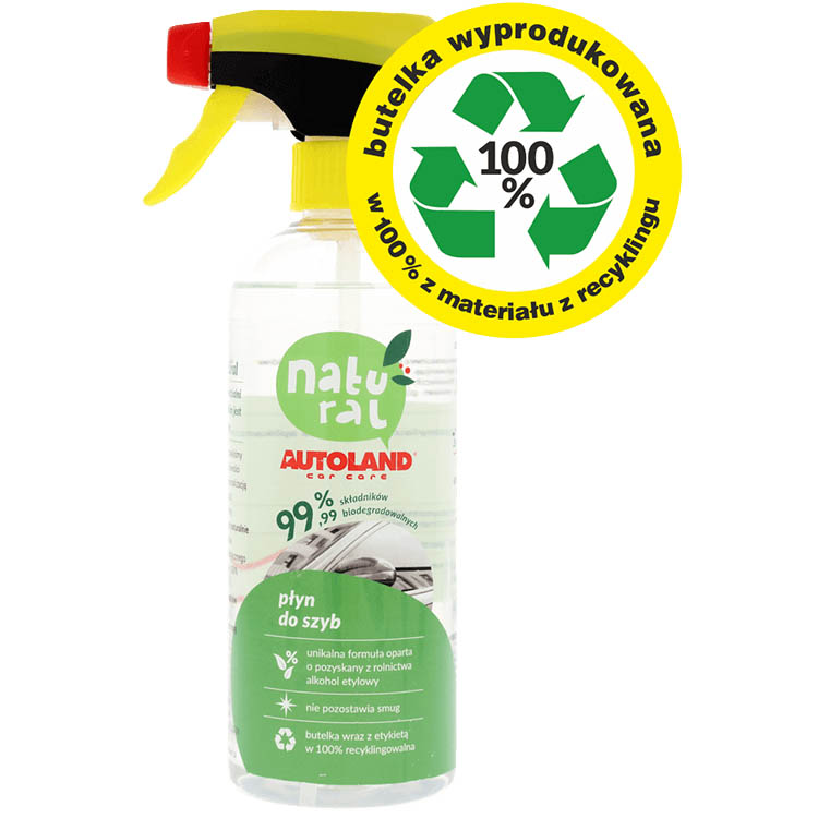 natural płyn do mycia szyb AUTOLAND NATURAL PŁYN DO MYCIA SZYB 500ML