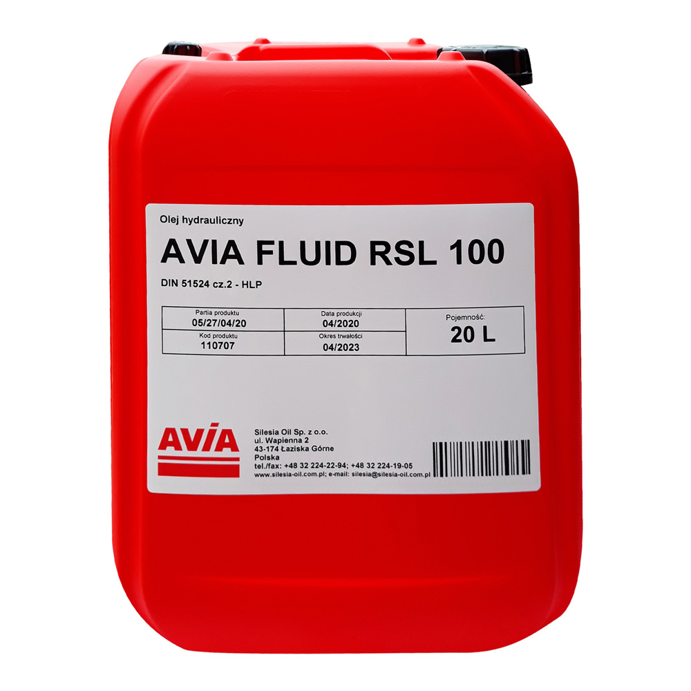 avia fluid rsl 100 AVIA FLUID RSL 100 20L