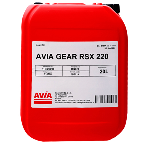 Avia Gear RSX 220, Avia Gear RSX 220 20L AVIA GEAR RSX 220 20L