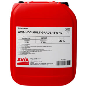 AVIA HDC MULTIGRADE 15W40 20L