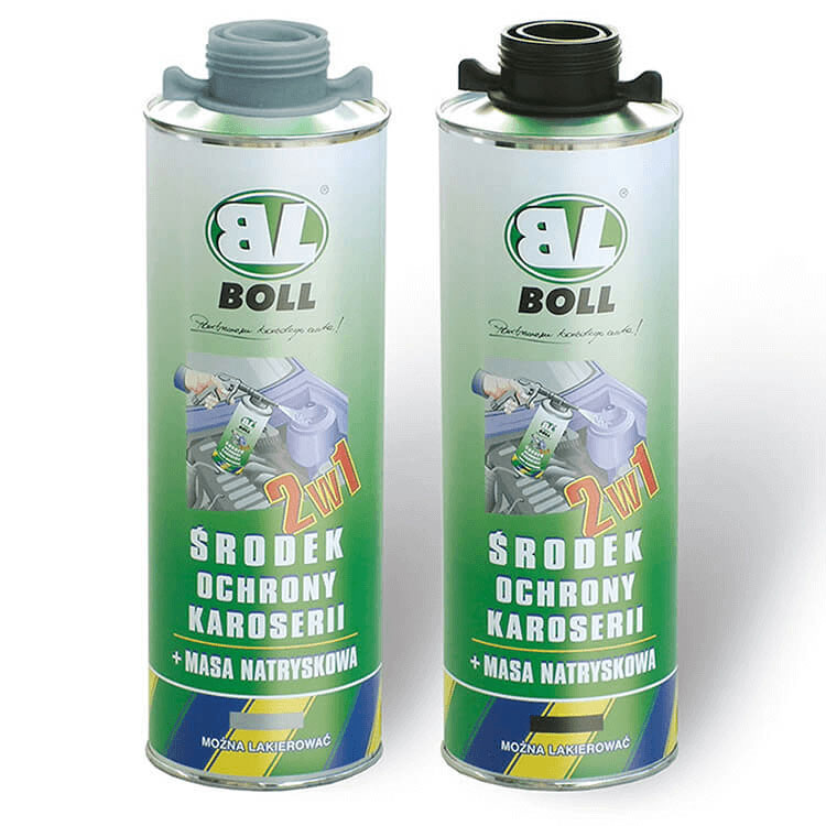 boll środek ochrony karoserii + masa natryskowa czarny 1l BOLL ŚRODEK OCHRONY KAROSERII + MASA NATRYSKOWA CZARNY 1L