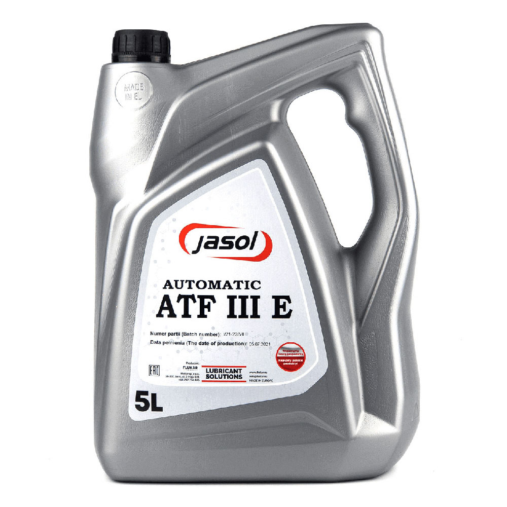 jasol automatic atf iii e JASOL AUTOMATIC ATF III E 5L