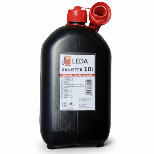 Leda kanister na paliwo czarny 10l LEDA KANISTER NA PALIWO CZARNY 10L