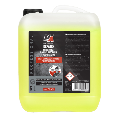 ma professional defatex koncentrat do odtluszczania MA PROFESSIONAL DEFATEX KONCENTRAT DO ODTŁUSZCZANIA 5L
