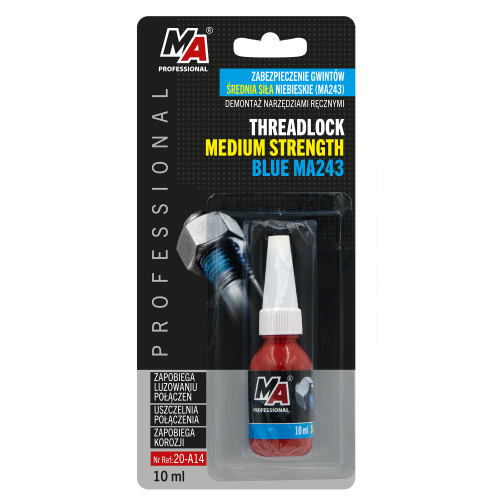 Ma Professional Klej Do Gwintów Niebieski MA PROFESSIONAL KLEJ DO GWINTÓW NIEBIESKI 10ML