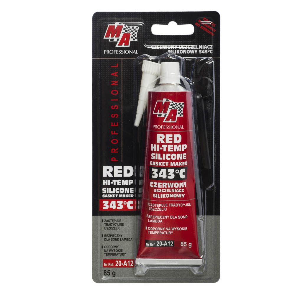 MA PROFESSIONAL USZCZELNIACZ SILIKONOWY CZERWONY 85G