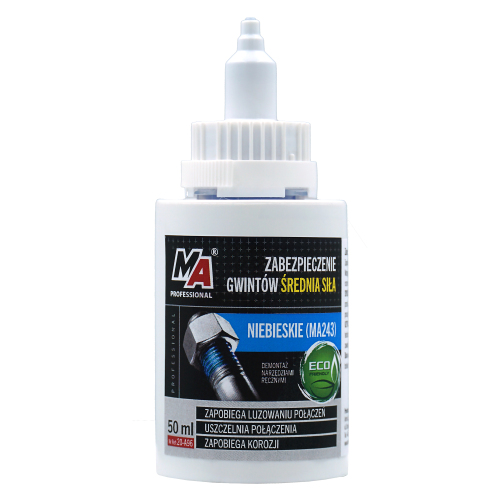 ma professional zabezpiecza gwinty niebieski MA PROFESSIONAL ZABEZPIECZA GWINTY NIEBIESKI 50ML