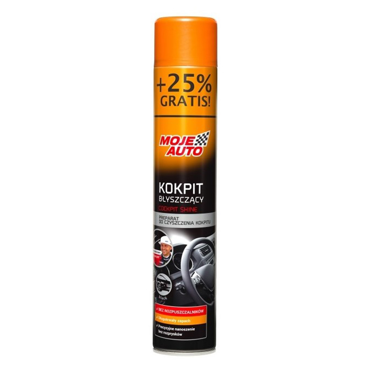 kokpit błyszczący black 600ml MOJE AUTO KOKPIT BŁYSZCZĄCY BLACK 600ML