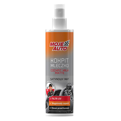 MOJE AUTO MLECZKO DO KOKPITU MATT BLACK 300ML