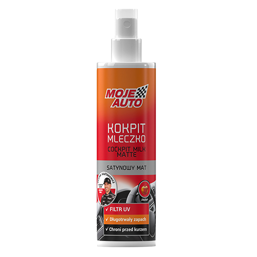 moje auto mleczko do kokpitu matt jablko MOJE AUTO MLECZKO DO KOKPITU MATT JABŁKO 300ML