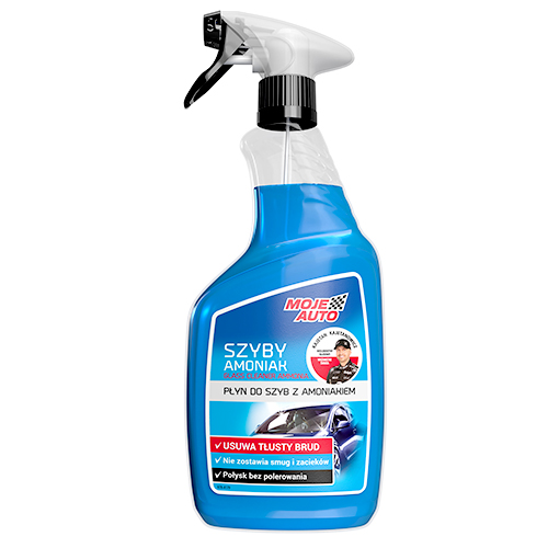 Moje Auto Płyn do Mycia Szyb Amoniak MOJE AUTO PŁYN DO MYCIA SZYB AMONIAK 650ML