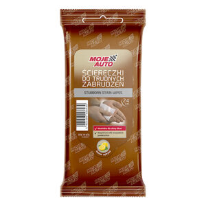 MOJE AUTO ŚCIERECZKI DO TRUDNYCH ZABRUDZEŃ 24SZT