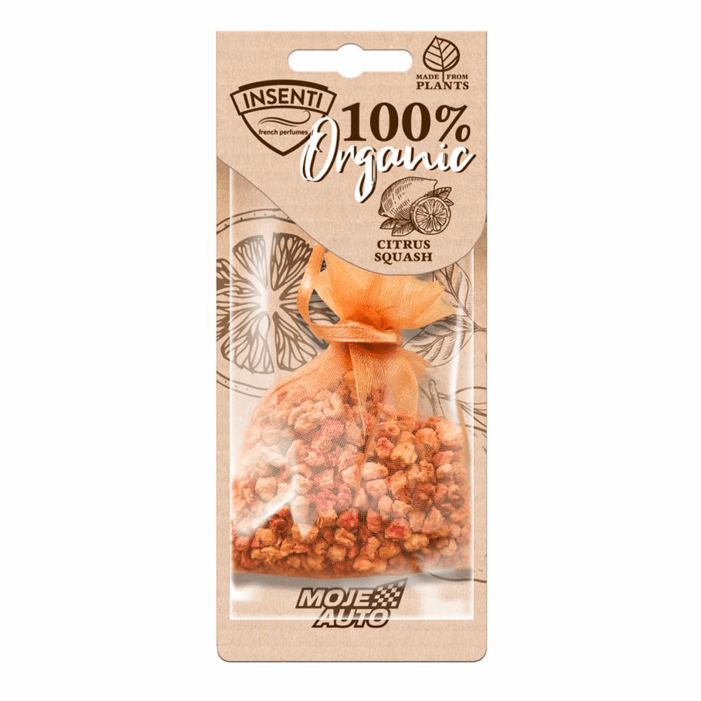 woreczek zapachowy citrus squash MOJE AUTO WORECZEK ZAPACHOWY CITRUS SQUASH 18G