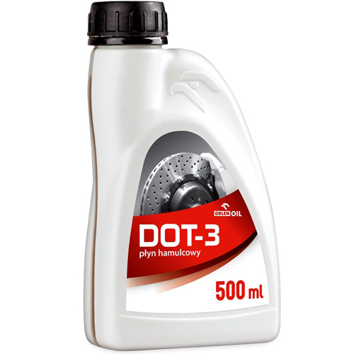 Orlen DOT-3,Orlen DOT-3 500ml,Płyny hamulcowe Orlen DOT-3 ORLEN DOT-3 500ML
