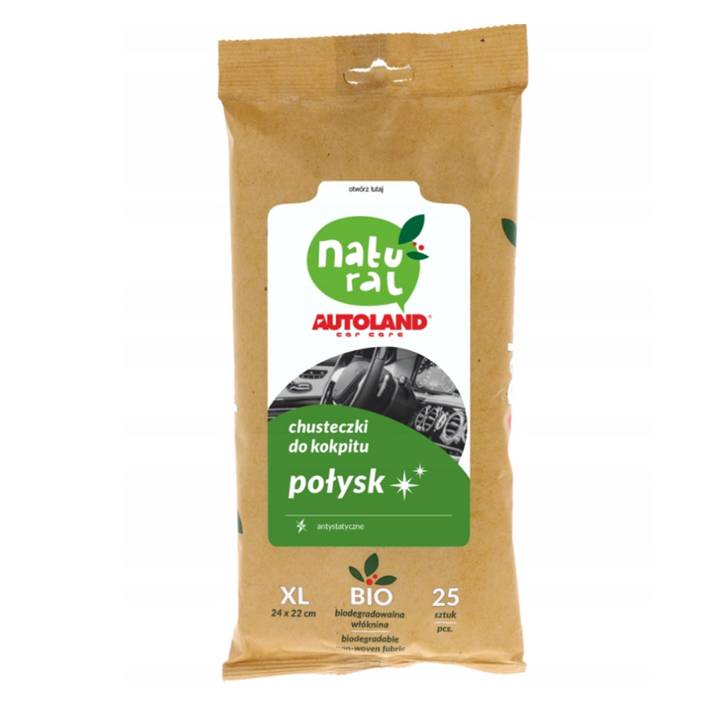 autoland natural chusteczki do kokpitu polysk autoland natural chusteczki do kokpitu polysk