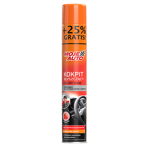 MOJE AUTO KOKPIT BŁYSZCZĄCY TRUSKAWKA 600ML