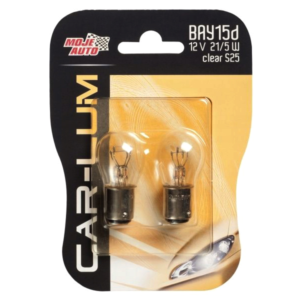 VIRAGE BAY15D 12V 21/5W CLEAR S25
