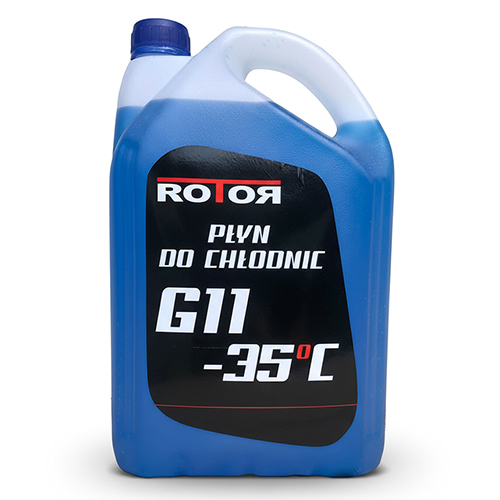 rotor plyn chlodniczy g11 niebieski ROTOR PŁYN CHŁODNICZY G11 NIEBIESKI 5L