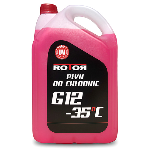 rotor plyn chlodniczy g12 uv ROTOR PŁYN CHŁODNICZY G12 UV 5L