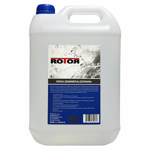 ROTOR WODA DEMINERALIZOWANA 5L