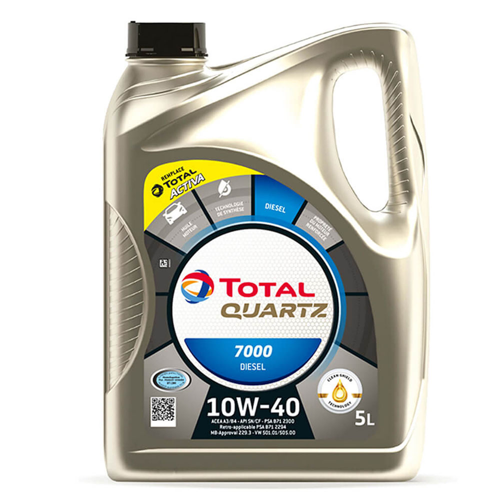 total quartz 7000 diesel 10w40 TOTAL QUARTZ 7000 DIESEL 10W40 5L