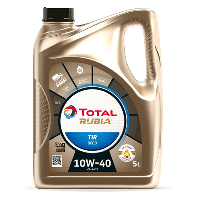total rubia tir 8600 10w40 TOTAL RUBIA TIR 8600 10W40 5L