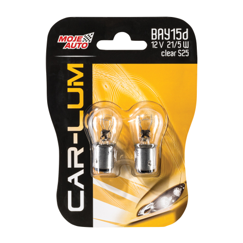 VIRAGE BAY15D 12V 21/5W CLEAR S25