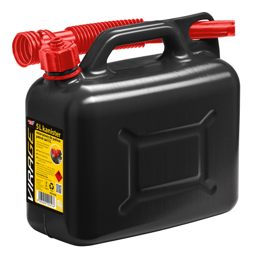 Virage kanister do paliwa czarny 5l VIRAGE KANISTER DO PALIWA CZARNY 5L